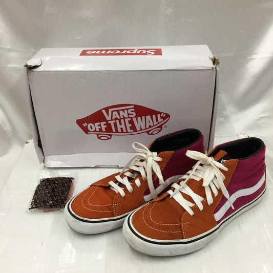 シュプリーム Supreme スニーカー スニーカー Sk8-Mid 18SS Crocodile Corduroy 28cm 箱有 28.0cm ロゴ、文字 桃 / ピンク / X 橙 / オレンジ /  メンズ USED 古着 中古 10103931