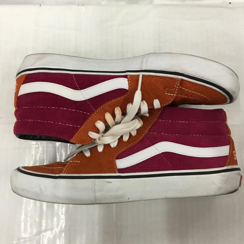 シュプリーム Supreme スニーカー スニーカー Sk8-Mid 18SS Crocodile Corduroy 28cm 箱有 28.0cm ロゴ、文字 桃 / ピンク / X 橙 / オレンジ /  メンズ USED 古着 中古 10103931