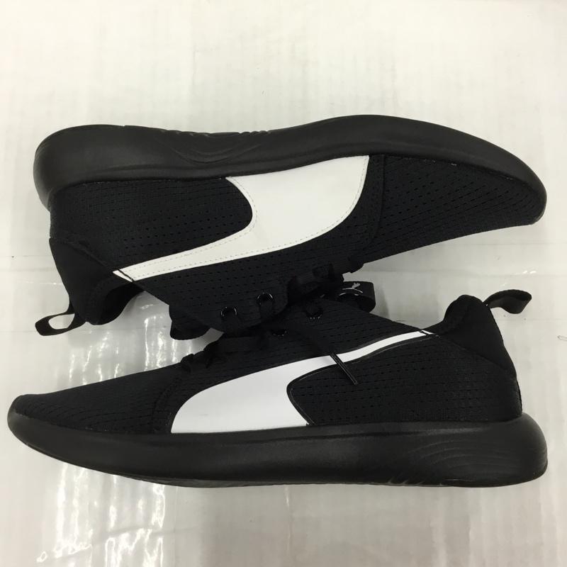 プーマ PUMA スニーカー スニーカー 194345-05 SOFTRIDE VITAL REPEL 25cm 25.0cm ロゴ、文字 黒 / ブラック / X 白 / ホワイト /  メンズ USED 古着 中古 10103933