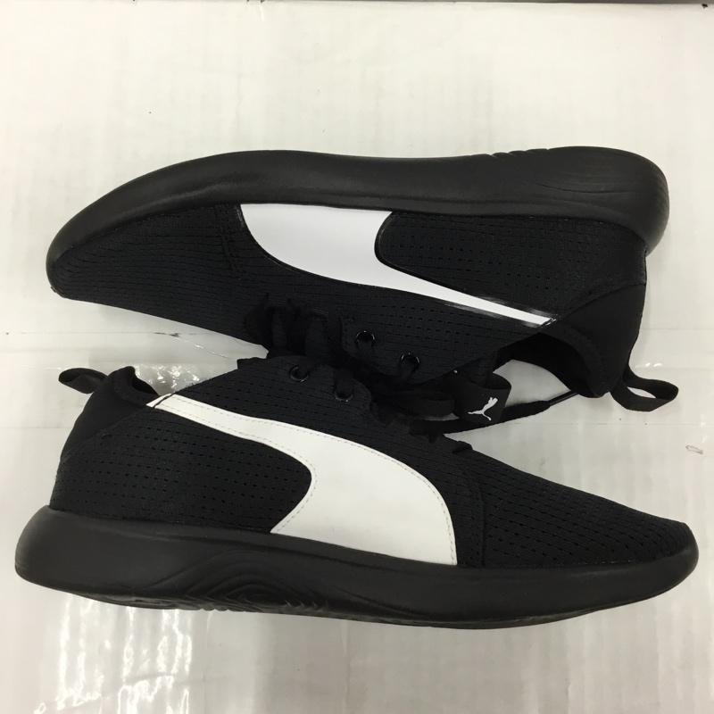 プーマ PUMA スニーカー スニーカー 194345-05 SOFTRIDE VITAL REPEL 25cm 25.0cm ロゴ、文字 黒 / ブラック / X 白 / ホワイト /  メンズ USED 古着 中古 10103933