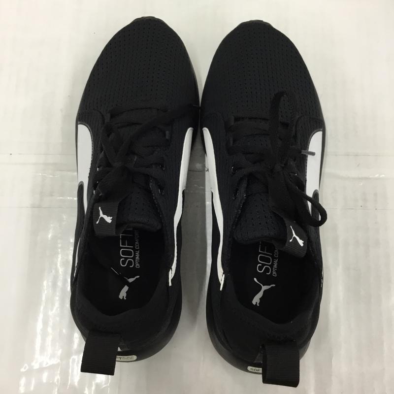 プーマ PUMA スニーカー スニーカー 194345-05 SOFTRIDE VITAL REPEL 25cm 25.0cm ロゴ、文字 黒 / ブラック / X 白 / ホワイト /  メンズ USED 古着 中古 10103933