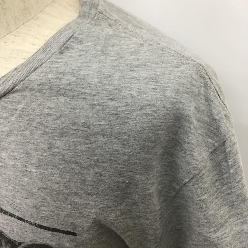 デウスエクスマキナ DEUS EX MACHINA Tシャツ 半袖 DMS51579B クルーネック M ロゴ、文字 灰 / グレー /  メンズ USED 古着 中古 10103935