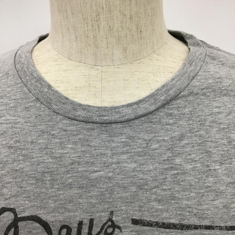 デウスエクスマキナ DEUS EX MACHINA Tシャツ 半袖 DMS51579B クルーネック M ロゴ、文字 灰 / グレー /  メンズ USED 古着 中古 10103935