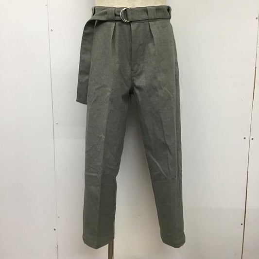 ディッキーズ Dickies パンツ ワークパンツ、ペインターパンツ 203M40NU03 DICKIES×nanouniverse コラボ ベルテッドテーパードワークパンツ カジュアルパンツ M 無地 灰 / グレー /  メンズ USED 古着 中古 10103940