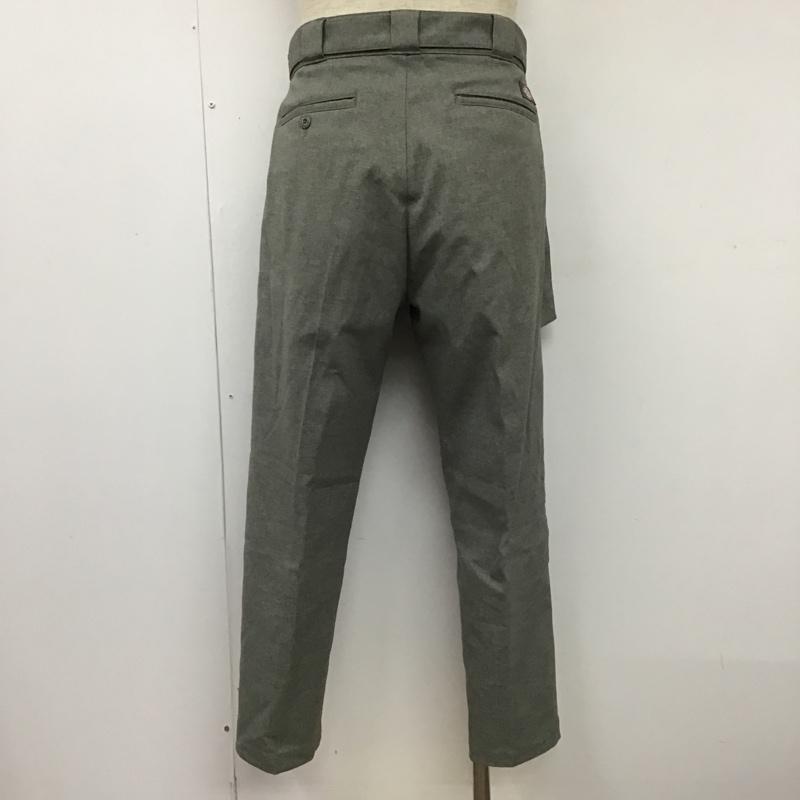 ディッキーズ Dickies パンツ ワークパンツ、ペインターパンツ 203M40NU03 DICKIES×nanouniverse コラボ ベルテッドテーパードワークパンツ カジュアルパンツ M 無地 灰 / グレー /  メンズ USED 古着 中古 10103940