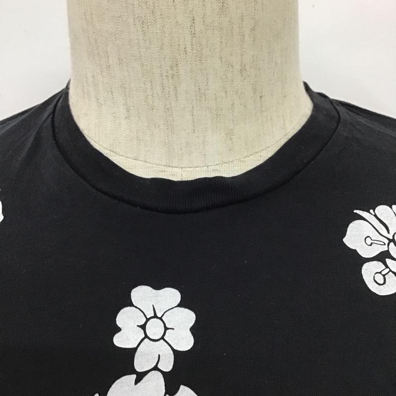 ヴィヴィアンウエストウッドマン Vivienne Westwood MAN Tシャツ 半袖 VI-S1-70471 オーブ 鳥 花 M プリント 黒 / ブラック / X 白 / ホワイト /  メンズ USED 古着 中古 10103946