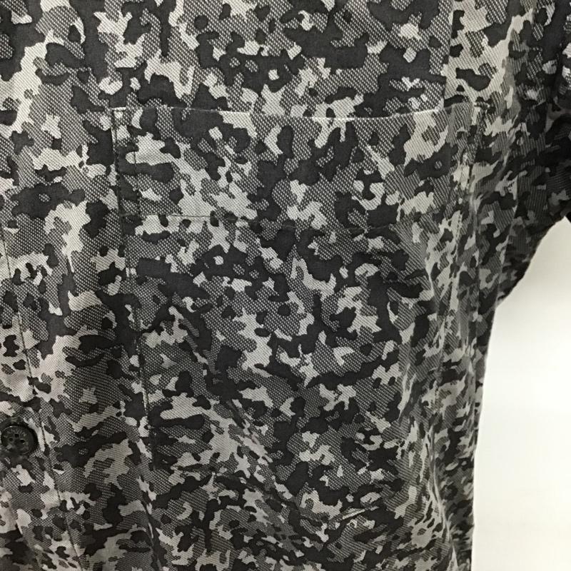 ランバンオンブルー LANVIN en Bleu シャツ、ブラウス 半袖 LB-WR-46289 胸ポケット 48 総柄 灰 / グレー / X ダークグレー / ダークグレー /  メンズ USED 古着 中古 10103948