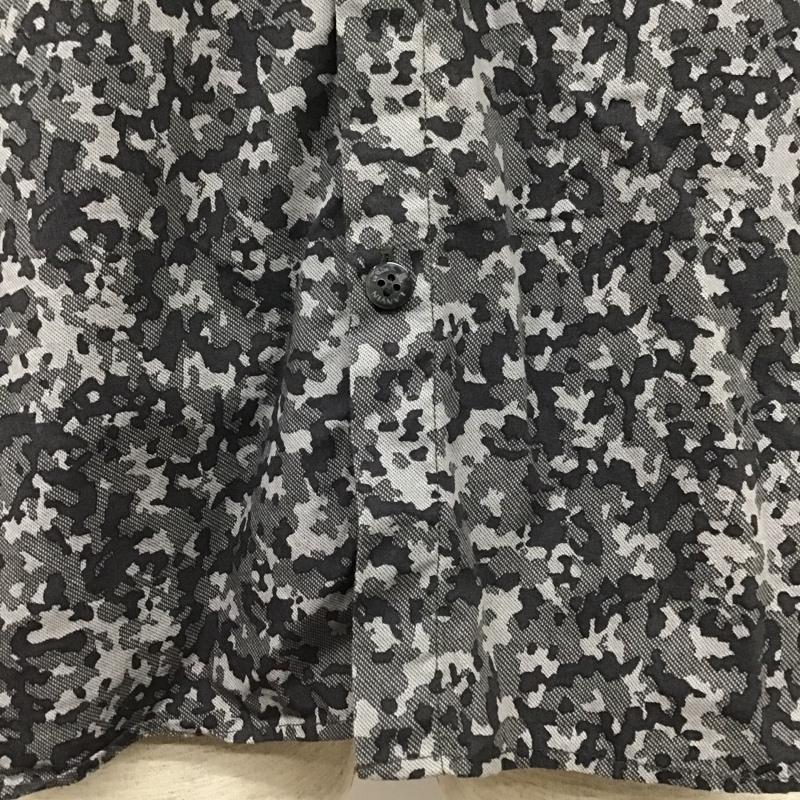 ランバンオンブルー LANVIN en Bleu シャツ、ブラウス 半袖 LB-WR-46289 胸ポケット 48 総柄 灰 / グレー / X ダークグレー / ダークグレー /  メンズ USED 古着 中古 10103948