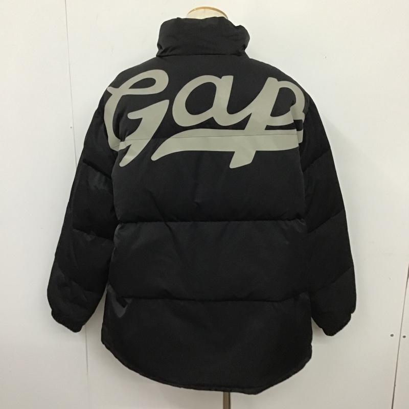 ギャップ GAP ジャケット、上着 ジャンパー、ブルゾン ダウンジャケット ジップアップジャケット アウター M ロゴ、文字 黒 / ブラック /  メンズ USED 古着 中古 10103957