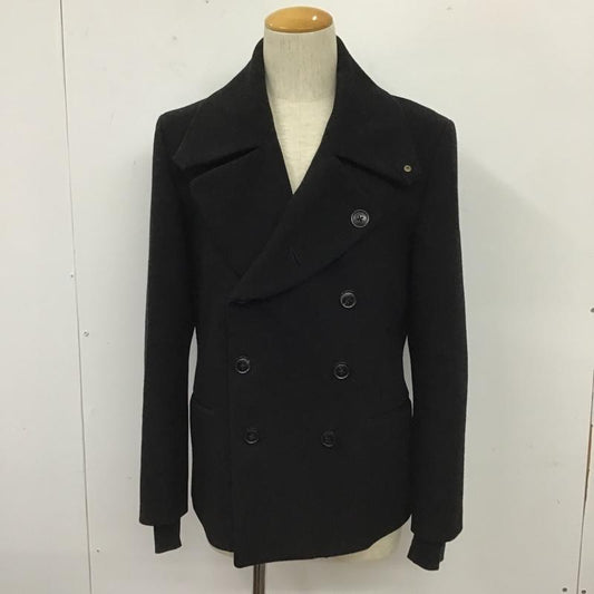 ポールスミス Paul Smith コート コート一般 PM-BM-43775 ピーコート ショートコート アウター L 無地 黒 / ブラック /  メンズ USED 古着 中古 10103960