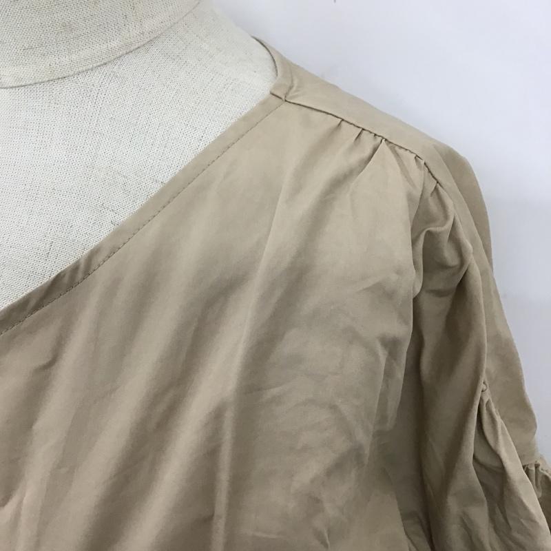 アーバンリサーチ URBAN RESEARCH ワンピース ロングスカート NL16-26D010 長袖ワンピース パフスリーブロングワンピース フレアスカート FREE 無地 ベージュ / ベージュ /  レディース USED 古着 中古 10103974