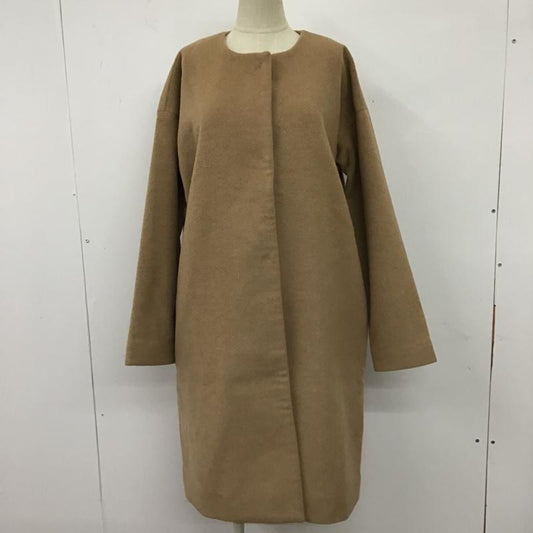 ロッソ ROSSO コート コート一般 RA67-2ZD001A ノーカラー ロングコート FREE 無地 ベージュ / ベージュ /  レディース USED 古着 中古 10103987