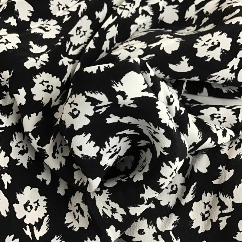 ザラ ZARA スカート ロングスカート XS 総柄 黒 / ブラック /  レディース USED 古着 中古 10103989