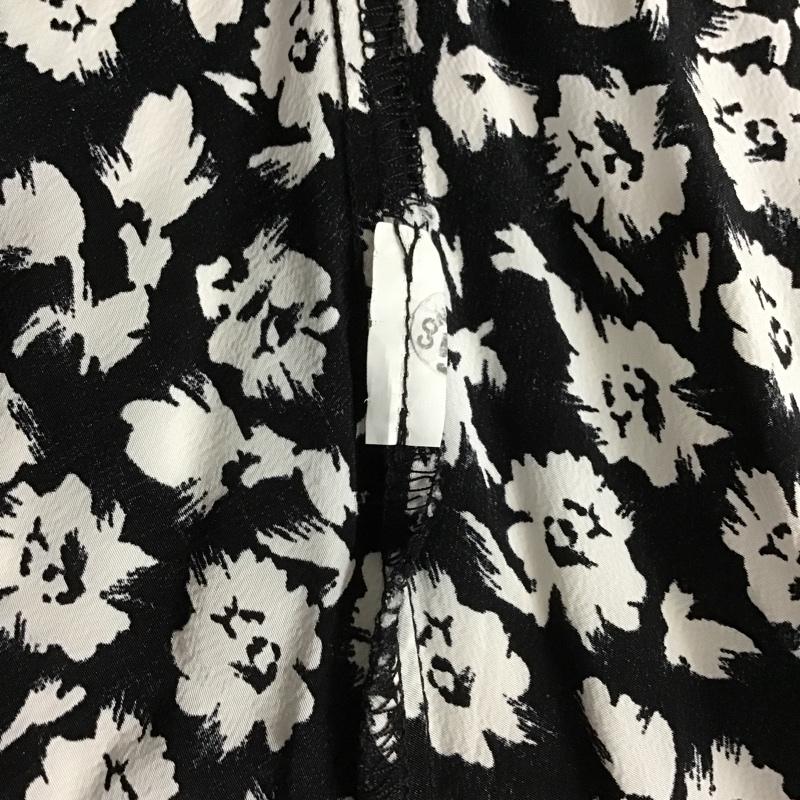 ザラ ZARA スカート ロングスカート XS 総柄 黒 / ブラック /  レディース USED 古着 中古 10103989