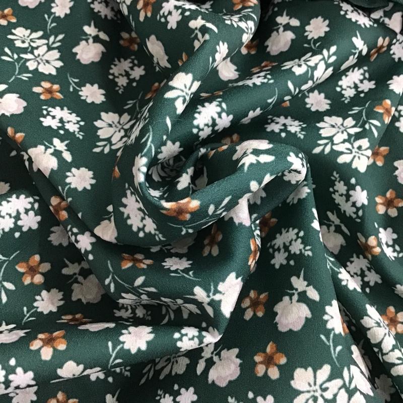セシルマクビー CECIL McBEE スカート ロングスカート CMB-038 ギャザースカート M 花柄 緑 / グリーン /  レディース USED 古着 中古 10103998