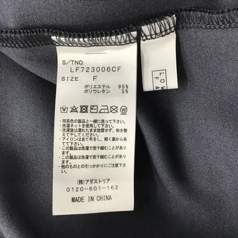 ローリーズファーム LOWRYS FARM ワンピース ロングスカート ロングワンピース キャミロングワンピース フレアロングワンピース カットオフキャミワンピース FREE 無地 紺 / ネイビー /  レディース USED 古着 中古 10104005