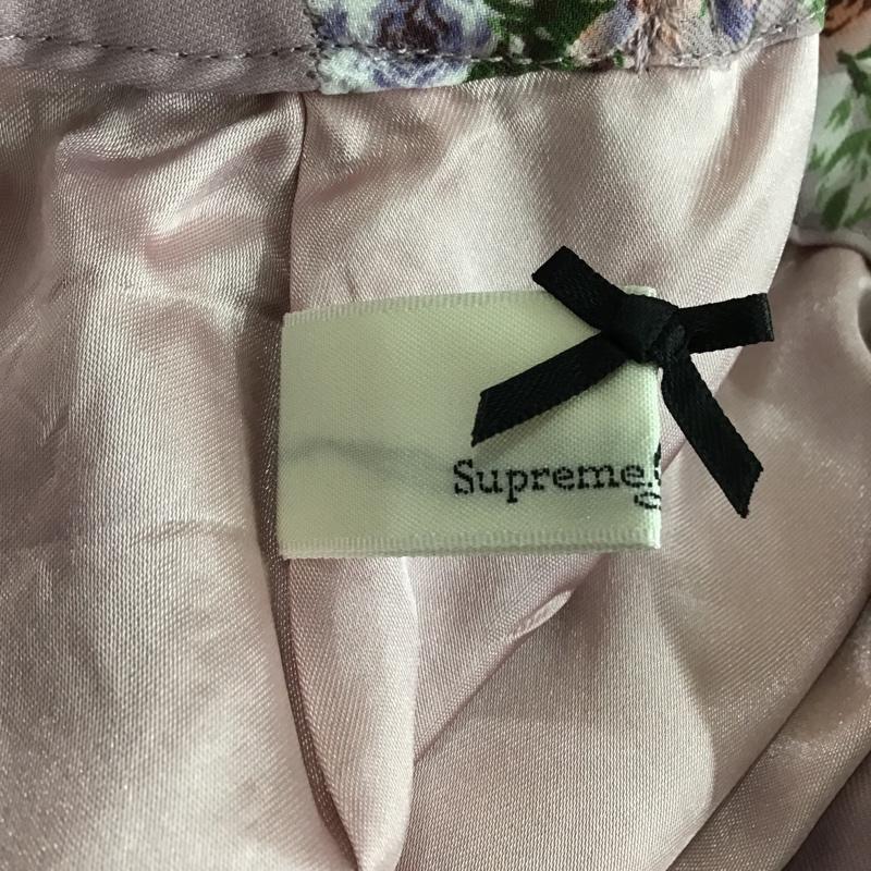 シュープリーム ララ Supreme.La.La スカート ロングスカート M 総柄 X 花柄 桃 / ピンク /  レディース USED 古着 中古 10104046