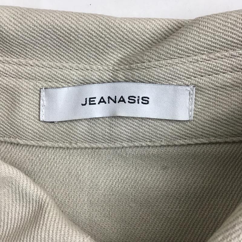 ジーナシス JEANASIS シャツ、ブラウス 長袖 JS071225MC オーバーサイズ ドロップショルダー FREE 無地 ベージュ / ベージュ /  レディース USED 古着 中古 10104050