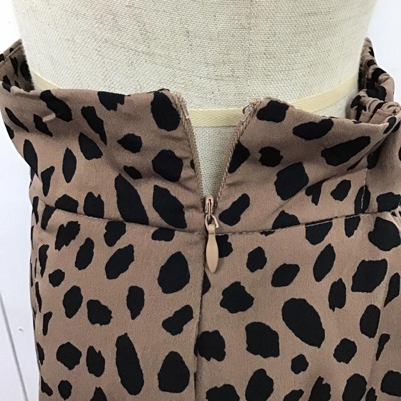 ナイスクラップ NICE CLAUP スカート ロングスカート FREE ヒョウ柄・レオパード柄 マルチカラー / マルチカラー /  レディース USED 古着 中古 10104057