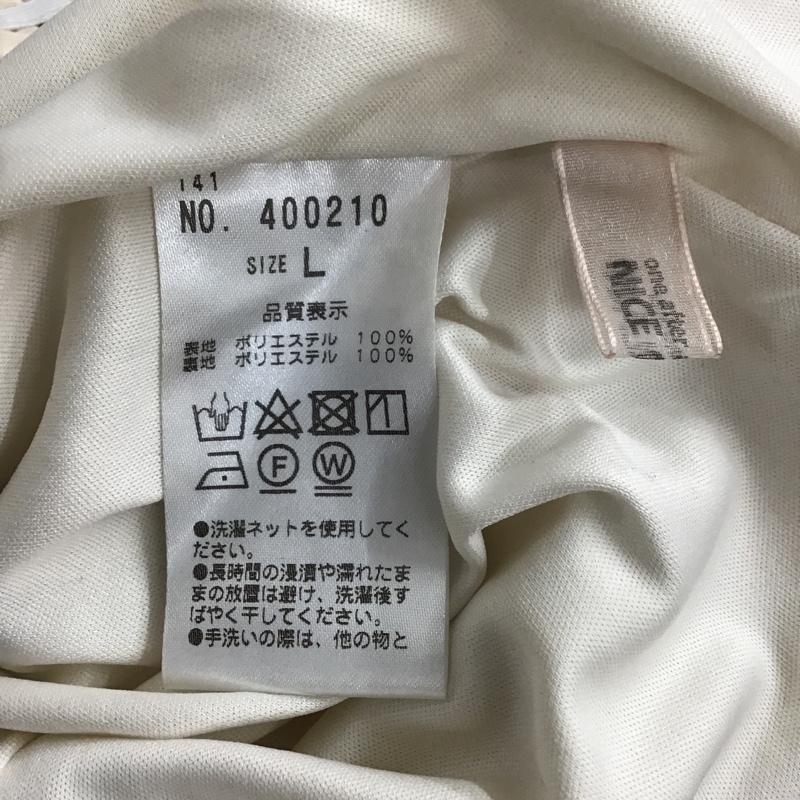 ナイスクラップ NICE CLAUP スカート ロングスカート L ドット アイボリー / アイボリー /  レディース USED 古着 中古 10104061