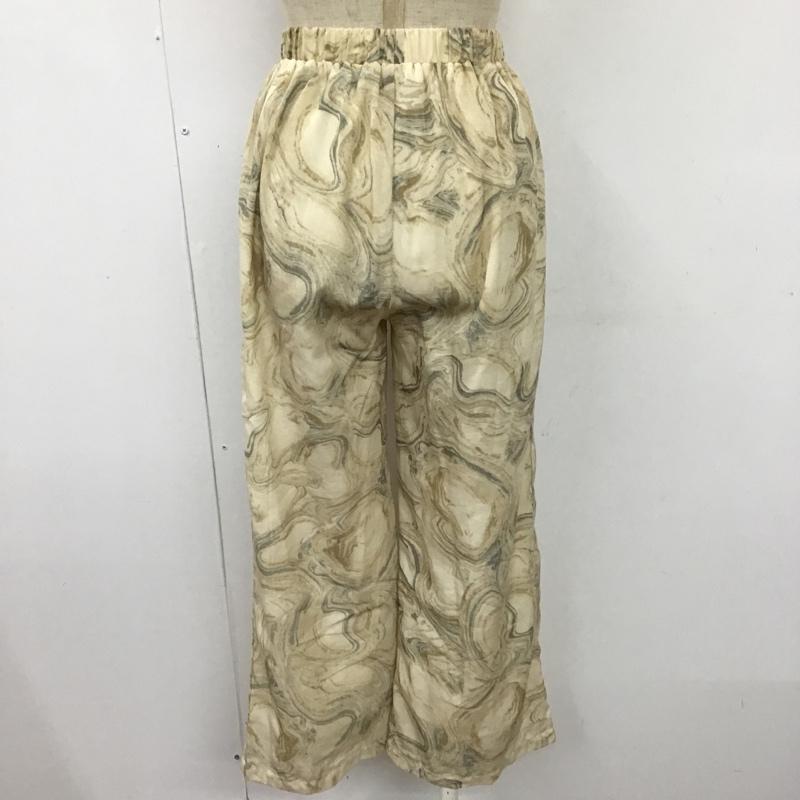 バブ Bab ボトムス ボトムス 603506 マーブルプリントリラックスパンツ イージーパンツ 38 総柄 マルチカラー / マルチカラー /  レディース USED 古着 中古 10104062