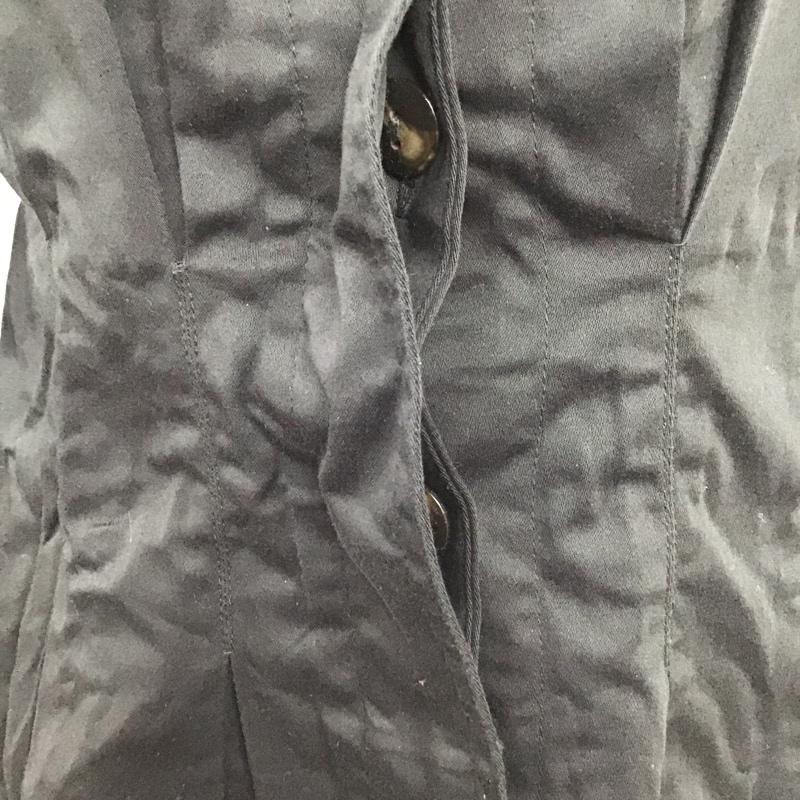 スライ SLY シャツ、ブラウス 長袖 030CSK30-2550 WAIST TUCK V／N TOPS 7号 無地 黒 / ブラック /  レディース USED 古着 中古 10104071