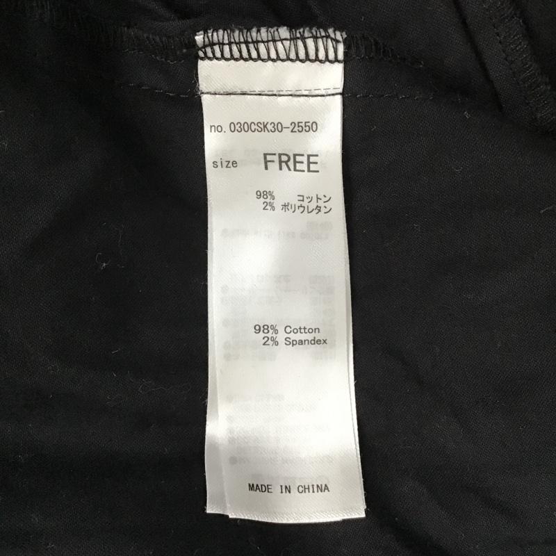 スライ SLY シャツ、ブラウス 長袖 030CSK30-2550 WAIST TUCK V／N TOPS 7号 無地 黒 / ブラック /  レディース USED 古着 中古 10104071