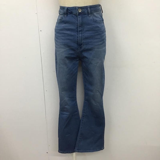 ジーナシス JEANASIS パンツ デニム、ジーンズ JS050649AA フレアパンツ S 無地 水色 / ライトブルー /  レディース USED 古着 中古 10104080