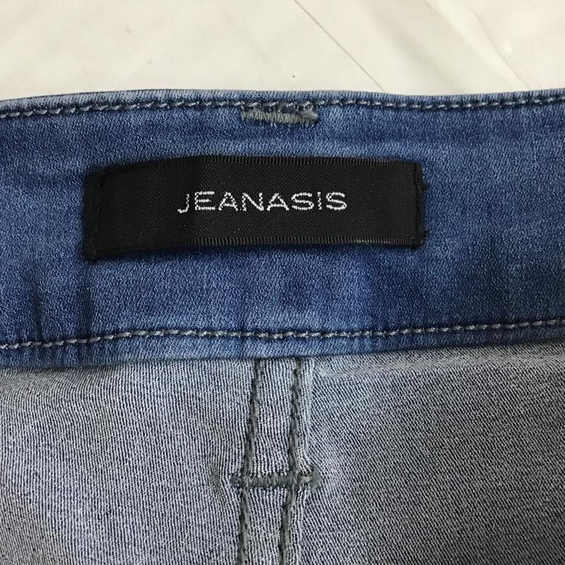 ジーナシス JEANASIS パンツ デニム、ジーンズ JS050649AA フレアパンツ S 無地 水色 / ライトブルー /  レディース USED 古着 中古 10104080