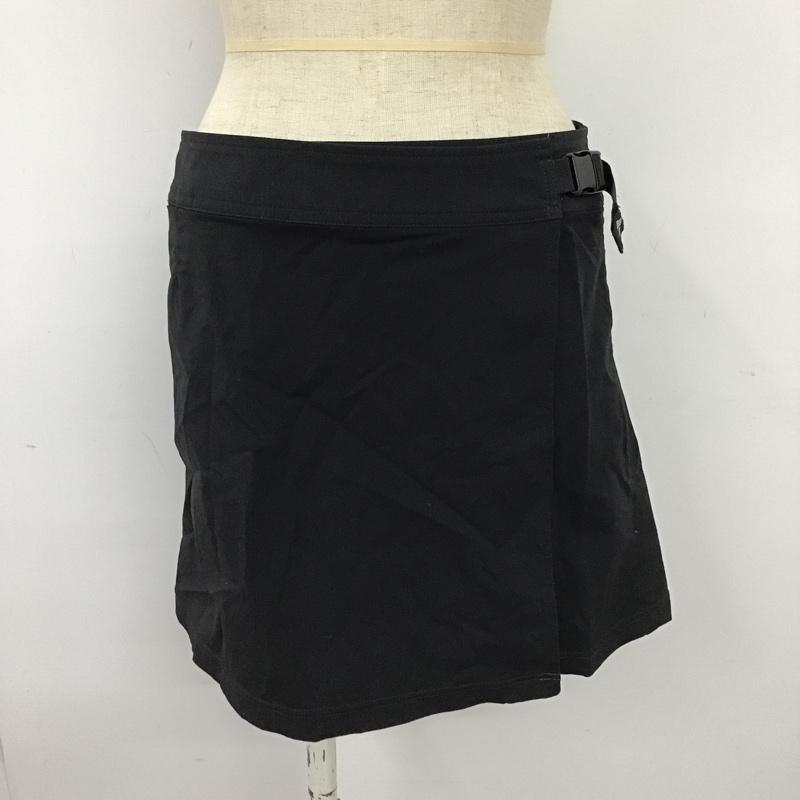 モンベル mont-bell スカート ミニスカート M 無地 黒 / ブラック /  レディース USED 古着 中古 10104085