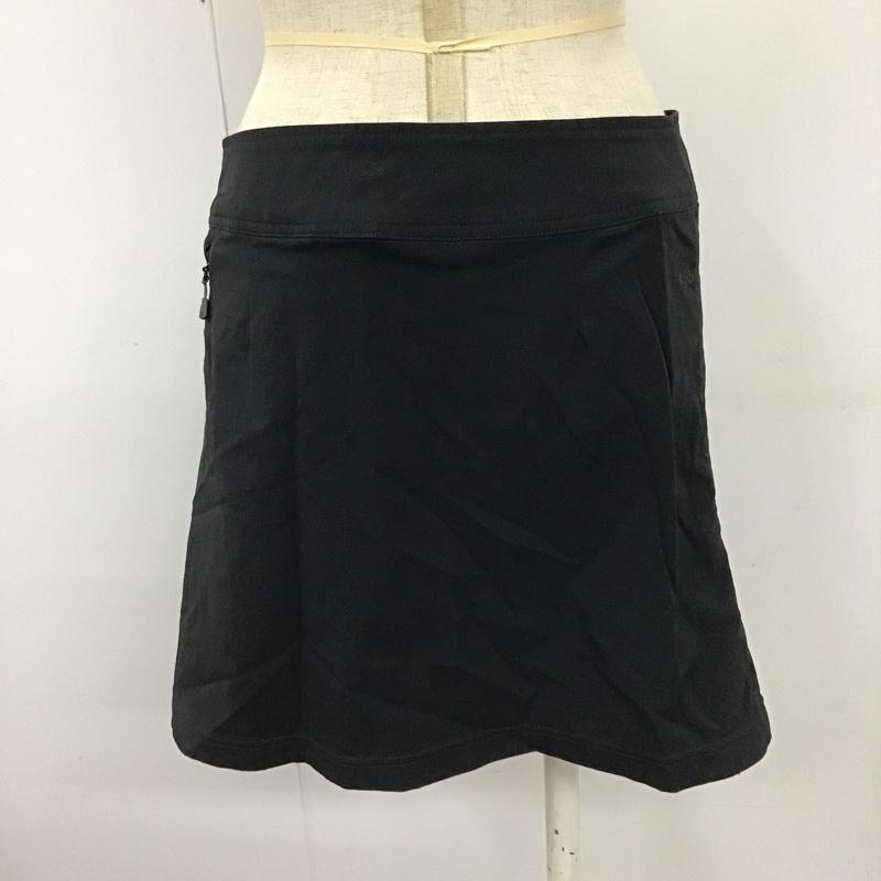 モンベル mont-bell スカート ミニスカート M 無地 黒 / ブラック /  レディース USED 古着 中古 10104085