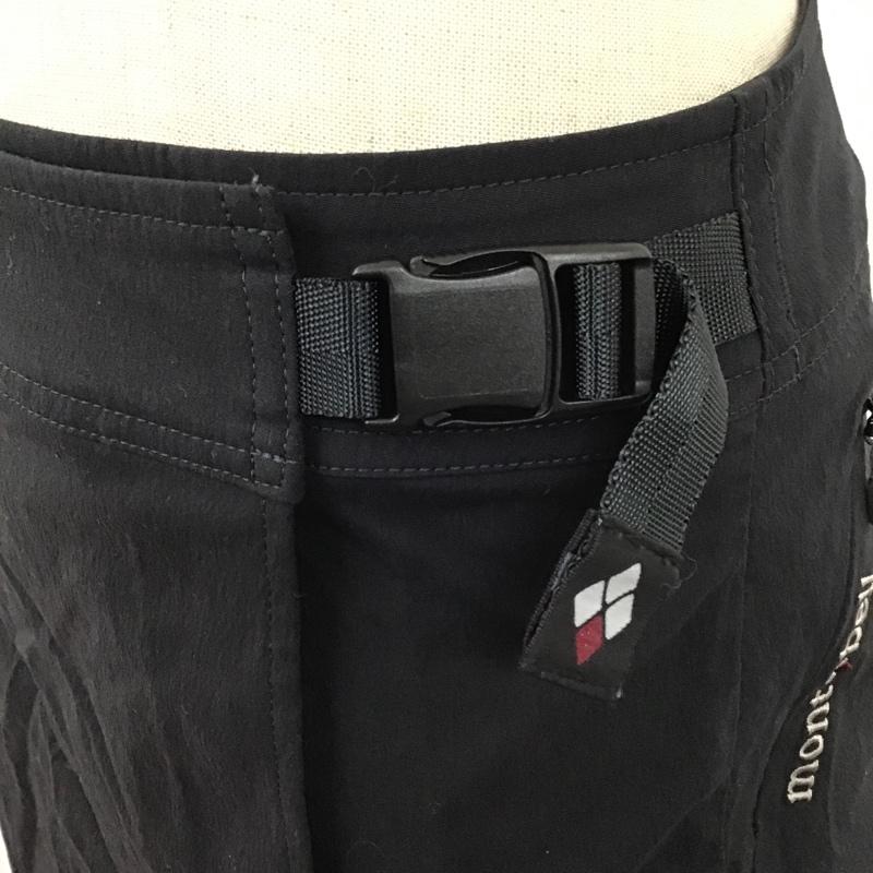 モンベル mont-bell スカート ミニスカート M 無地 黒 / ブラック /  レディース USED 古着 中古 10104085