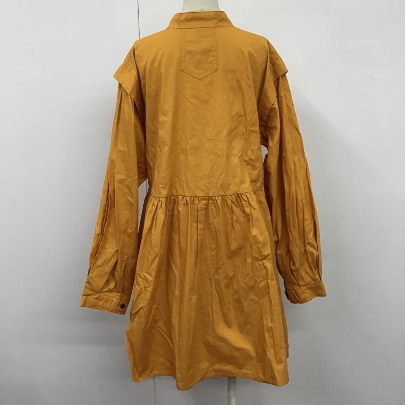 フリークスストア FREAK'S STORE シャツ、ブラウス 長袖 FREE 無地 橙 / オレンジ /  レディース USED 古着 中古 10104086