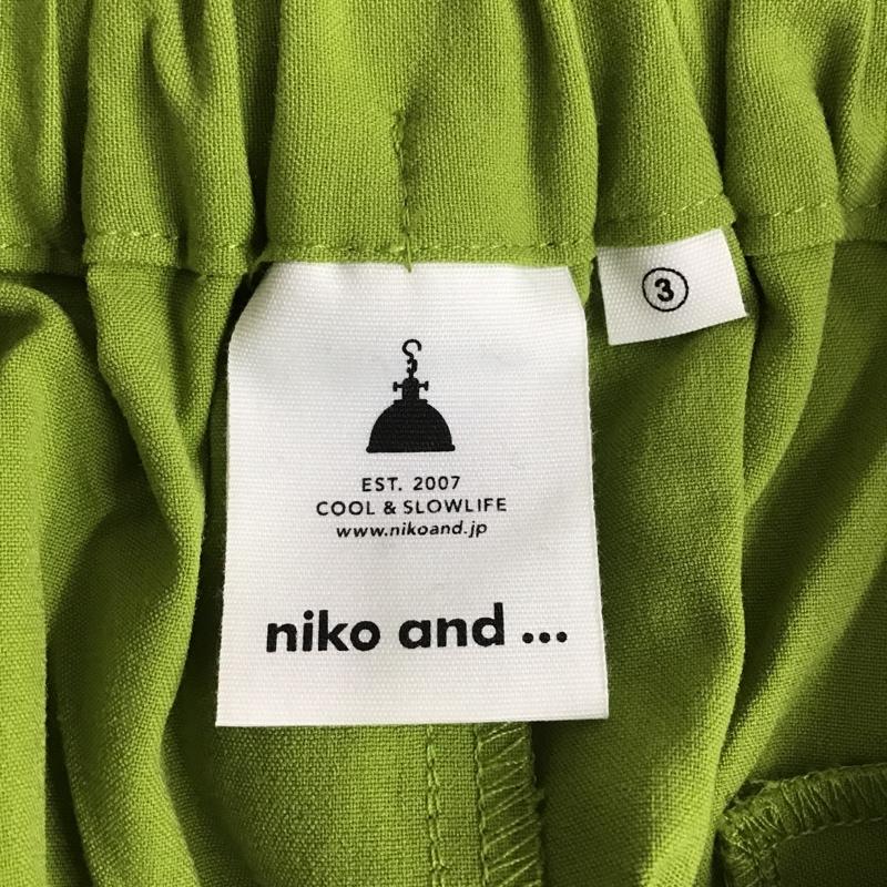 ニコアンド niko and... パンツ スラックス M 無地 薄緑 / ライトグリーン /  レディース USED 古着 中古 10104090
