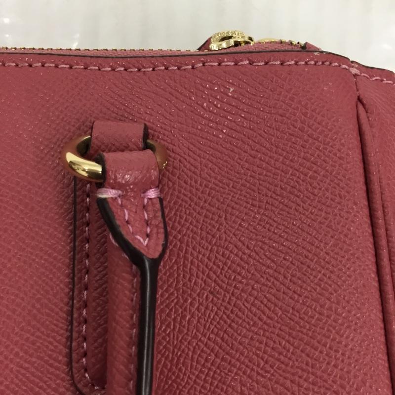 コーチ COACH ハンドバッグ ハンドバッグ F44962 ミニ サリー キャリーオール 2WAY ショルダー ロゴ、文字 桃 / ピンク /  レディース USED 古着 中古 10104101