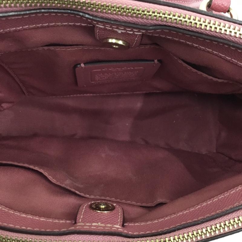 コーチ COACH ハンドバッグ ハンドバッグ F44962 ミニ サリー キャリーオール 2WAY ショルダー ロゴ、文字 桃 / ピンク /  レディース USED 古着 中古 10104101