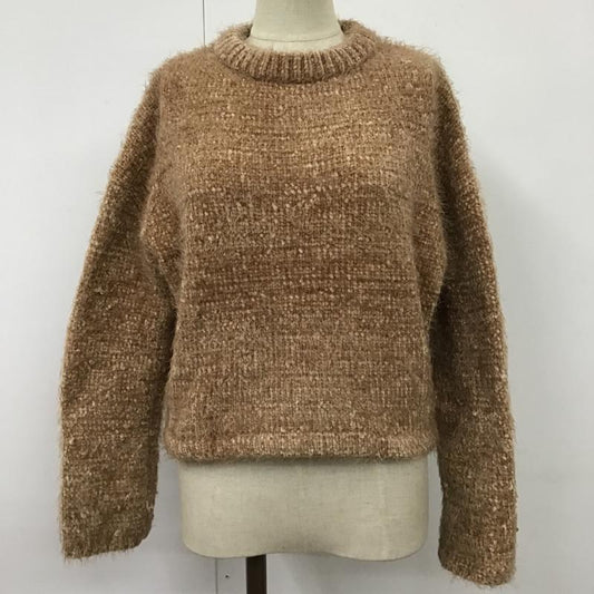 スライ SLY ニット、セーター 長袖 030BAY70-7230 COLORSHAGGYMGTOPS 長袖ニット ショート丈ニットトップス FREE 無地 橙 / オレンジ /  レディース USED 古着 中古 10104106