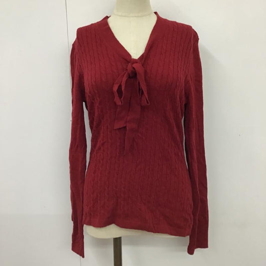 ブルックス ブラザーズ BROOKS BROTHERS ニット、セーター 長袖 S 無地 赤 / レッド /  レディース USED 古着 中古 10104111