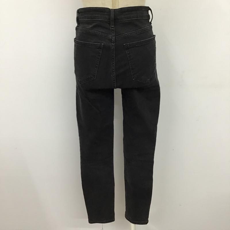 ザラ ZARA パンツ デニム、ジーンズ デニムパンツ スリムパンツ ストレッチパンツ ジーンズ 36 無地 黒 / ブラック /  レディース USED 古着 中古 10104122