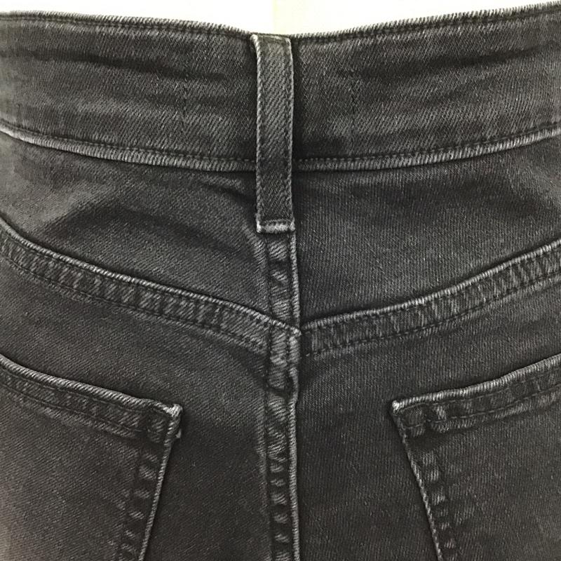 ザラ ZARA パンツ デニム、ジーンズ デニムパンツ スリムパンツ ストレッチパンツ ジーンズ 36 無地 黒 / ブラック /  レディース USED 古着 中古 10104122