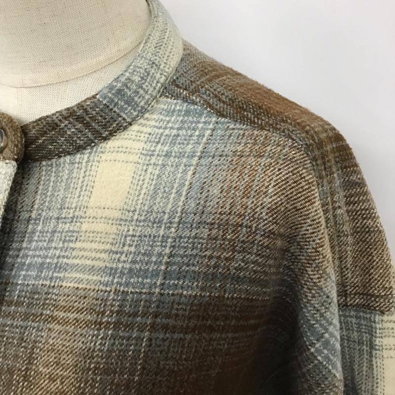 フリークスストア FREAK'S STORE シャツ、ブラウス 長袖 長袖シャツ ノーカラーシャツ ネルシャツ チェックシャツ チェック マルチカラー / マルチカラー /  レディース USED 古着 中古 10104124