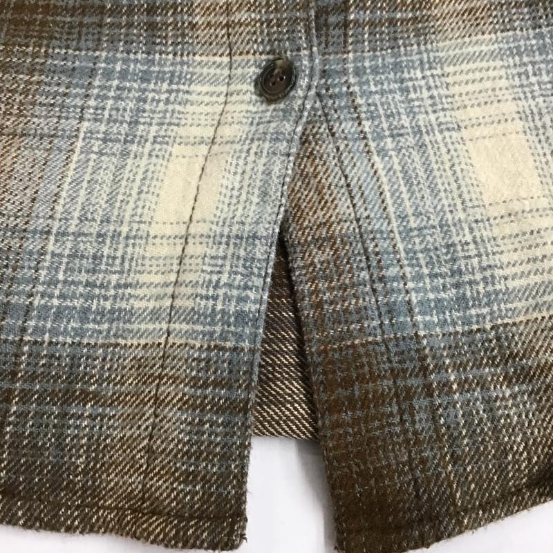 フリークスストア FREAK'S STORE シャツ、ブラウス 長袖 長袖シャツ ノーカラーシャツ ネルシャツ チェックシャツ チェック マルチカラー / マルチカラー /  レディース USED 古着 中古 10104124