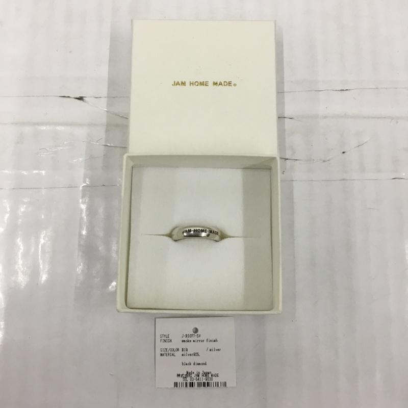 ジャムホームメイド JAM HOME MADE アクセサリー 指輪 J-RI077-SV 甲丸 シルバー925 19号 箱有 ロゴ、文字 銀 / シルバー /  メンズ USED 古着 中古 10104127