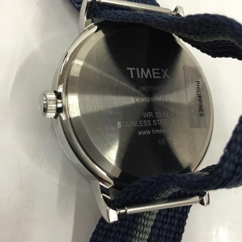 タイメックス TIMEX 腕時計 アナログ（クォーツ式） ニューヨーク ヤンキース NY MLBP 箱有 ロゴ、文字 銀 / シルバー / X 紺 / ネイビー / X 灰 / グレー /  メンズ USED 古着 中古 10104136