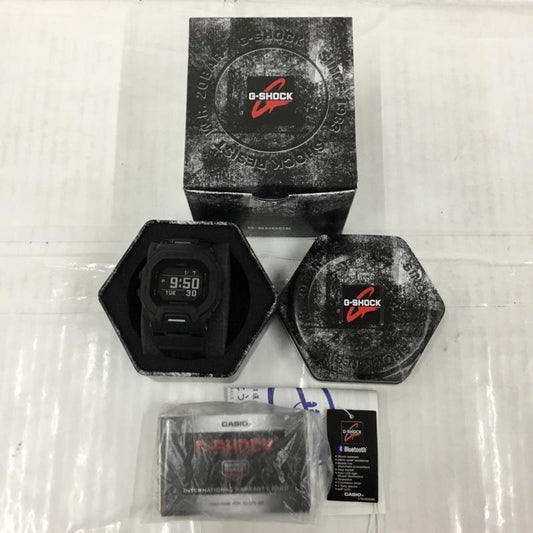 ジーショック G-SHOCK 腕時計 デジタル GBD-200UU Bluetooth 箱有 ロゴ、文字 黒 / ブラック /  メンズ USED 古着 中古 10104138