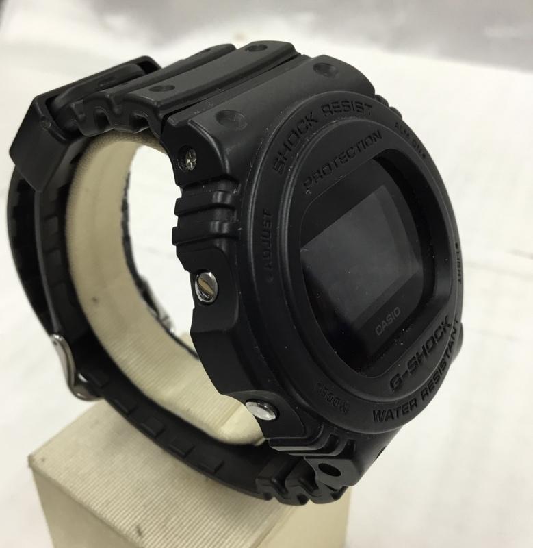 ジーショック G-SHOCK 腕時計 デジタル DW-5750E 復刻 ロゴ、文字 黒 / ブラック /  メンズ USED 古着 中古 10104140