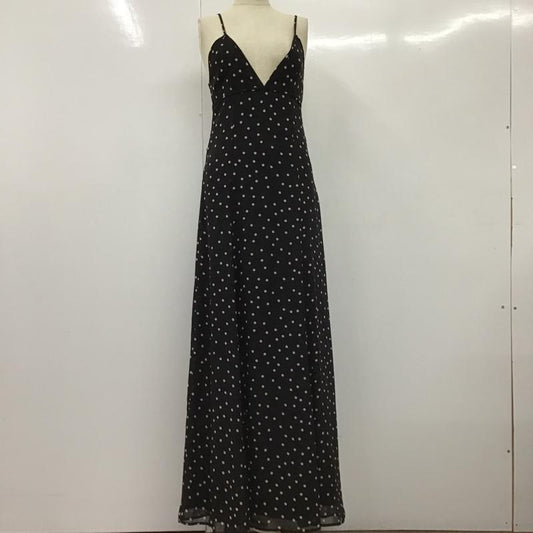 ザラ ZARA ワンピース ロングスカート ロングワンピース ノースリーブワンピース フレアスカート キャミワンピース XS ドット 白 / ホワイト / X 黒 / ブラック /  レディース USED 古着 中古 10104151