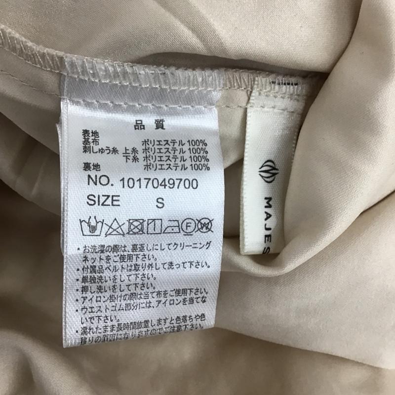 マジェスティックレゴン MAJESTIC LEGON スカート ロングスカート 1017049700 エンブロイダリーマーメイドスカート ロングスカート フレアスカート S 総柄 ベージュ / ベージュ / X 桃 / ピンク /  レディース USED 古着 中古 10104158
