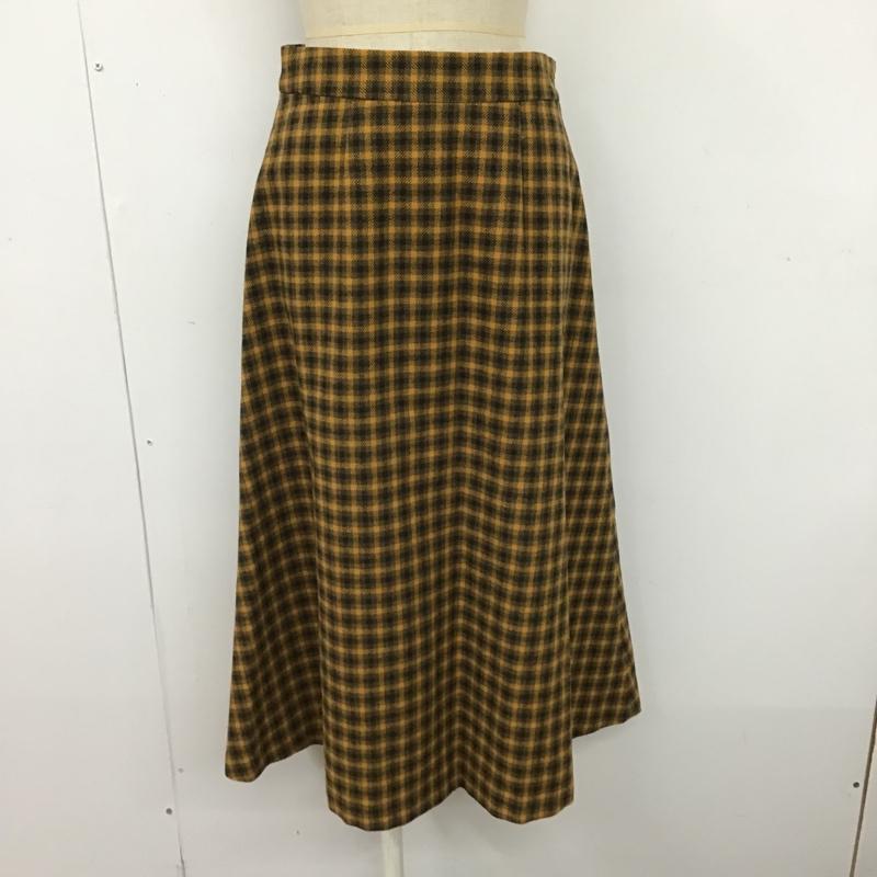 ビューティアンドユースユナイテッドアローズ BEAUTY&YOUTH UNITED ARROWS スカート ロングスカート 1624-139-3267 ガンクラブチェックスカート ロングスカート フレアスカート M チェック マルチカラー / マルチカラー /  レディース USED 古着 中古 10104159