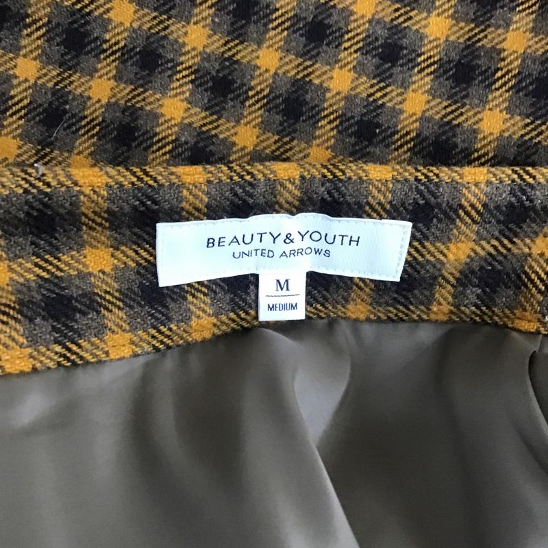 ビューティアンドユースユナイテッドアローズ BEAUTY&YOUTH UNITED ARROWS スカート ロングスカート 1624-139-3267 ガンクラブチェックスカート ロングスカート フレアスカート M チェック マルチカラー / マルチカラー /  レディース USED 古着 中古 10104159